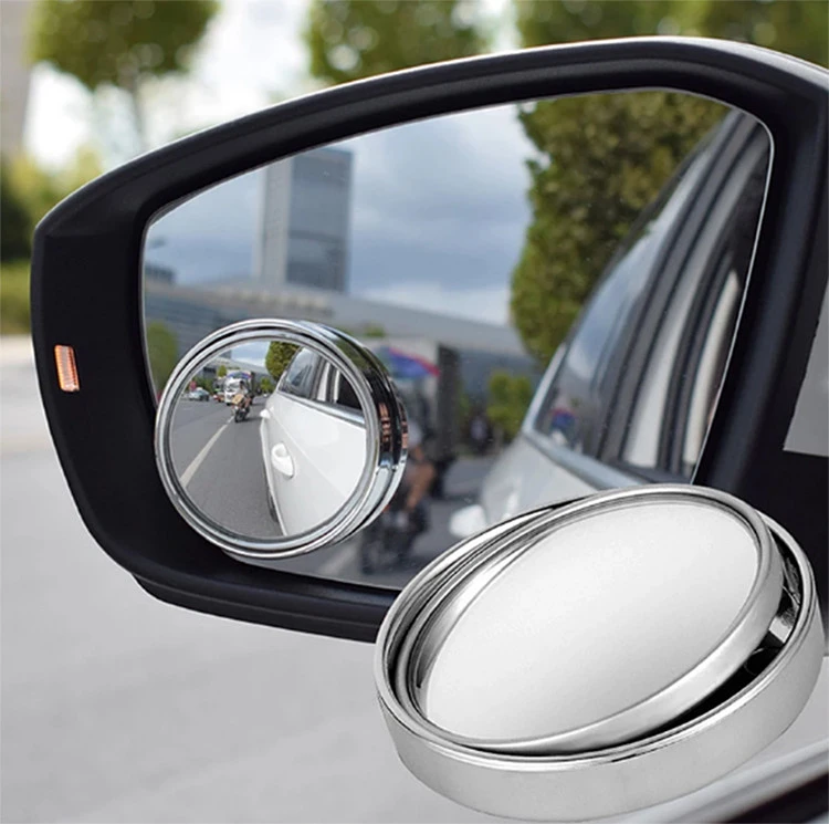 2020 hot sale 2pcs car blind spot mirror 360 rotary compact rear view mirror