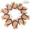 2020 Hotsale 10pcs Wedding Favour Party Accessories Rustic Wedding Horseshoe Gift with Paper Tags Rustic For Horse Shoe Decor