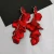 Import 2020 New Arrival Vintage Women Dangle Earrings Sexy Rose Petal Long Tassel Earrings Female Korean Jewelry Red Earrings from China