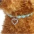 Import 2020 Pet Jewelry Pearl Necklace Small Designers Dog Pink Pearl Necklace With Heart Charm from China