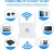 Import 2021 Hot Sale 1200M Wireless-N Range Booster 4 External Antenna Access Point Mini WiFi Router Repeaters Extender from China