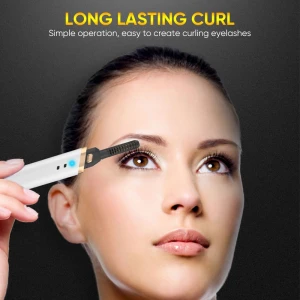 2021 Hot Selling Portable Long Lasting Rechargeable USB Eyelash Curling Clip Eye Beauty Makeup Tool Electric Eyelash Curler