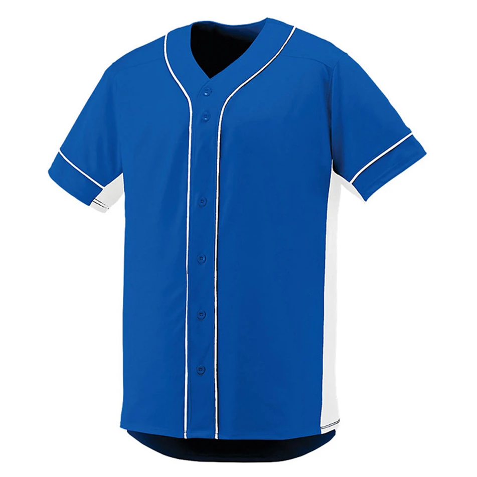 2021 latest design Blank Plain printed Baseball Uniform