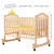 Import 2021 Luxury Baby Furniture Multifunctional Baby Crib Wood Convertible from China
