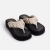 Import 2021 New flip-flops womens plus size 2021 summer soft leather woven wedge with thick bottom slippers for leisure from China