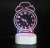 Import 2021 RGB color change Fancy Acrylic Night Light 3D Illusion Astronaut Led Lights For Home from China