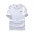 Import 2022 Fashion Trend Unisex Casual T-shirt Bape Small Ape Embroidery Solid Color T-shirt Loose Round Neck T-shirt from China