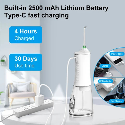 2023 Factory wholesale Portable Water Flosser Electric Water Jet flosser Waterproof dental water flosser oral irrigator