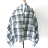 2023 latest winter  womens plaid woven acrylic poncho