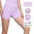 Import 2023 New Fashion Nude Feeling Yoga Clothing Pleated Fitness Active Wear No T Line Sports Riding Workout Tight High Waist Breathable Soft Gym Shorts for Women from China