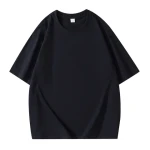 2024 Heavyweight 260g Cotton Mens T-Shirts Short Sleeve Loose T-Shirt For Men Custom Elastic Shirt Oversized T Shirt