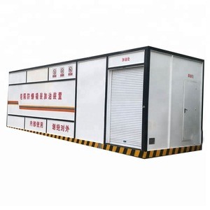 20ft 40ft tank container mobile petrol portable fuel station