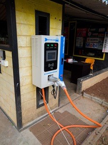 20KW wall mounted EV fast charging station with CHAdeMo protocol