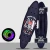 Import 22 inch Cruiser Skateboard Plastic Skate Board Retro Graphic Galaxy Starry Floral Fade Printed Penny Style Board from China
