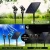 Import 2200mA battery lawn lamp  IP65 LED solar spot lights from China