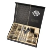 24 piece tableware gift box stainless steel cutlery set
