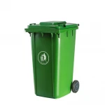 240L dustbin plastic sale price garbage containers plastic waste bin with wheels oem