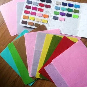 2mm thick DIY Art Craft Felt Fabric Material colorful nonwoven needled felt sheets