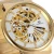 Import 3 ATM Forsining Factory Hot selling Mechanical Skeleton Custom Logo Gold Watch Water Resistant from China
