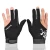Import 3 fingers Best manufacture snooker gloves fashion design billiard gloves comfortable cue from China