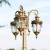Import 3 heads cast aluminum decorative antique pathway  garden lamp street lighting from China