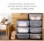 Import 3 Layers Eco-friendly Transparent Drawer Box Plastic Drawer Storage Cabinet Dust-Proof from China
