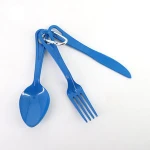 3-Piece Eco-Friendly Bamboo Fibers Cutlery Set including Biodegradable Knife Spoon Fork