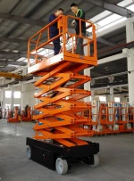 300kg Scissor lift self propelled scissor lift scissor lift work platform