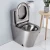 Import 304 stainless steel toilet toilet squatting panBathroom toilet from China