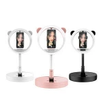 360 Degree Selfie Live Broadcast Photographic Lighting makeup Phone Clip desktop ring light