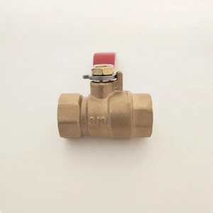 3/8&quot; Female Brass Body NPT Thread Chrome Plated Brass Ball Valve For Liquids And Gas