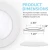 Import 4 picecs 12 picecs down light indoor super slim dimmable 5&quot; 6&quot;  E26 led downlight from China