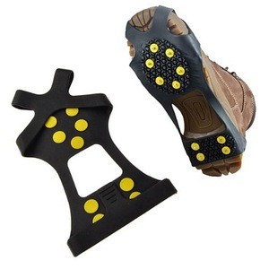 4 Sizes Have a personality safety boot rubber shoes ice grips Ice grippers front cover with 5 spikes