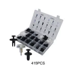 415Pcs Car Retainer Clips Plastic Fasteners Kit