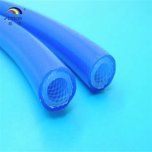 4*8mm transparent aramid fabric reinforced silicone hose