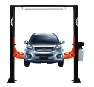 4TON 2 post clear floor car lift with CE