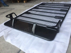 4X4 suv pickup roof rack universal black roof luggage rack cargo