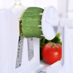 5-Blade Vegetable Slicer Veggie Cutter Spiralizer, Strongest-and-Heaviest Duty, Best Veggie Pasta & Spaghetti Maker for Low Carb