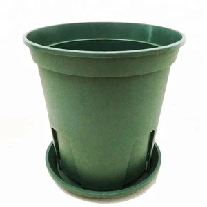 5 Gallon flower pot planters  Premium  green Round Plastic Nursery Plant Flower Garden Container Planter Pots japan pots