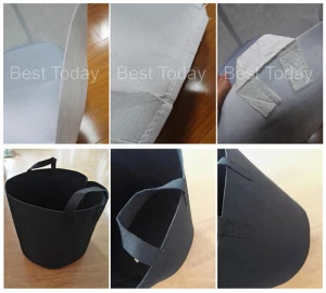 5 Gallon Heavy Duty and Reusable Non woven Fabric Planters, Thickened Non-woven Fabric Breathable Cloth Pots