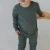 Import 5% Modal and 5% spandex buttery soft and stretch  long sleeve ribbed 2 piece sets for boys from China