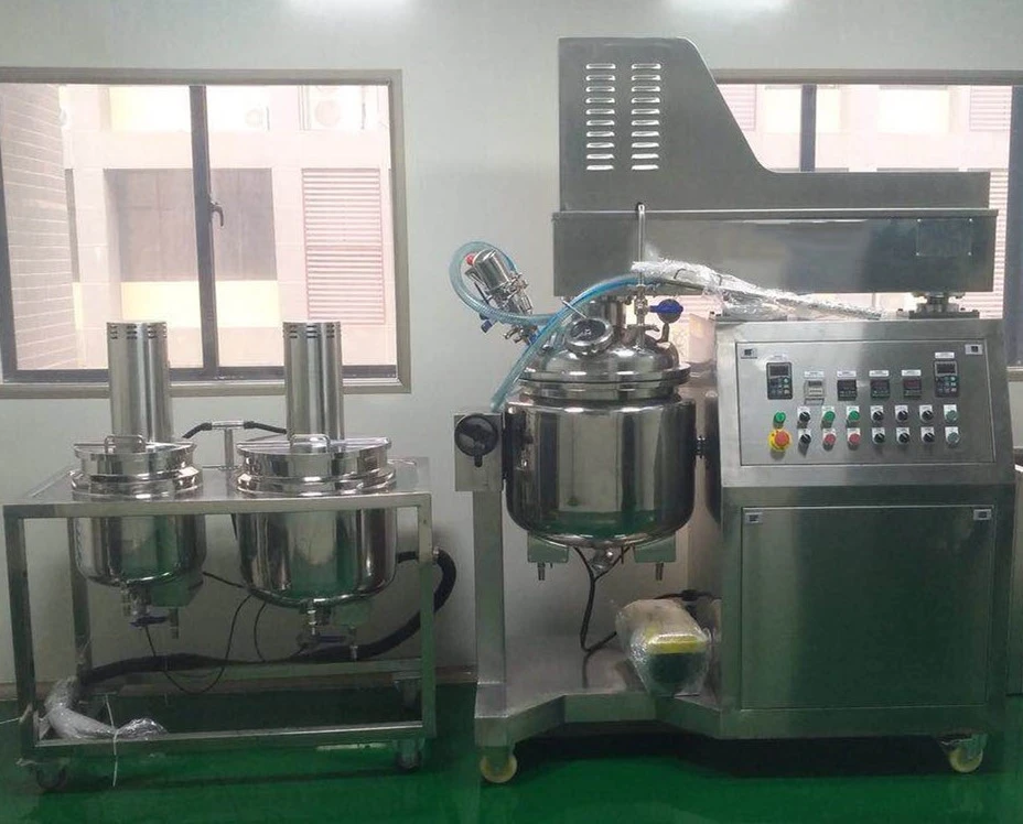 50-5000L liquid cream vacuum emulsifying mixer machine for cosmetic food chemical