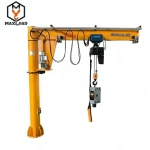 500kg Electrical Fixed Base Cantilever Crane Prices with Electric Hoist