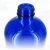 Import 500ml 16oz Custom Logo Cobalt Blue Boston Round Glass Juice Bottle from China