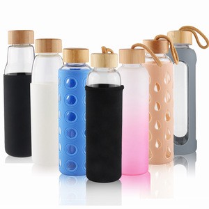 500ML  Borosilicate Drinking Glass Water Bottle