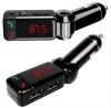 5V 2.1A Wireless In-Car FM Transmitter, Dual USB Car Charger AUX Input Radio Adapter Car Kit