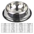 Import 6 size available ready to ship pet stainless steel dog cat food and water bowl from China