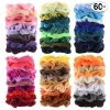 60 Pack Hair Scrunchies Velvet Elastics Hair Ties Scrunchy Bands Ties Ropes Scrunchie for Women or Girls Hair Accessories