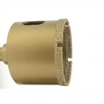 60mm Brazed Diamond Drill Core Bit Dry Hole Saw Cut Marble Tile Stone