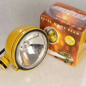 6"12V55W Yellow painting coat fog lamp round lamp for jeep